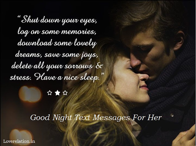 Sweet Good Night Messages For Her 