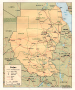 Sudan Map Pictures and Information (sudan map picture)