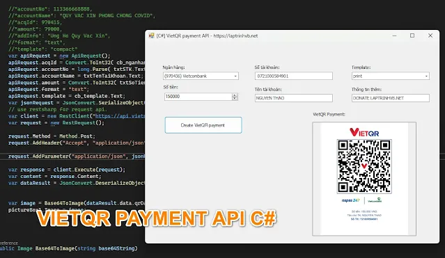 [CSHARP] How to create VietQR payment API