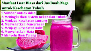 Manfaat Luar Biasa dari Jus Buah Naga untuk Kesehatan Tubuh