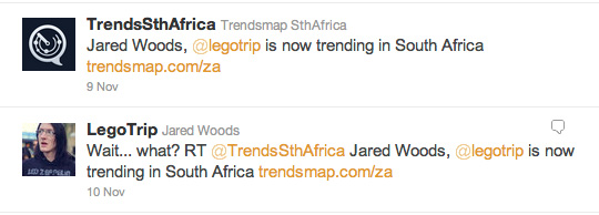 Jared Woods Was A Trending Topic