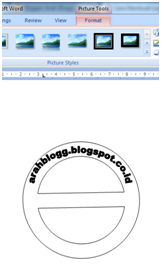 belajar tik mudah Cara  Membuat  Logo  Stempel  di  Ms  Word 
