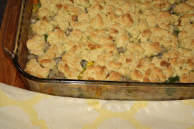 Featured Recipe // Chicken Pot Pie with Cornbread Crust from Our Eating Habits