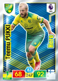 Panini Adrenalyn XL Premier League 2019-2020 Norwich City Set