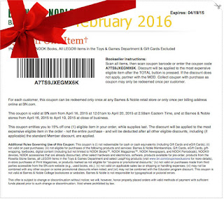 Free Printable Barnes and Noble Coupons