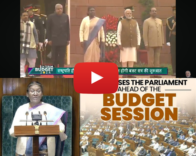 Live: President Murmu addresses the Parliament ahead of the Budget Session