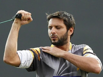 Afridi as the polio celebrity champion