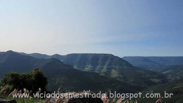 Vista panorâmica do Vale do Arroio do Pinto, Itati, RS