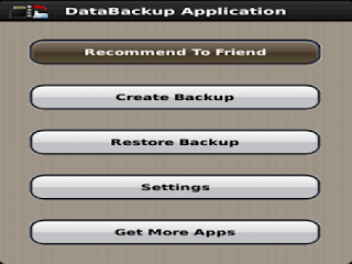 Device Data Backup on Media Card - for BlackBerry Backup Manager v1.1