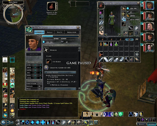 Neverwinter Nights 2 - Bard Level 14 Screenshot