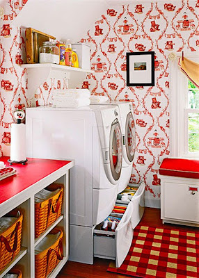 Best Interiors: Colorful Laundry Room Interior Design Inspirations