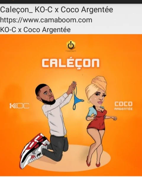 MP3 download: Caleçon - KO-C ft Coco Argentée (+ YouTube video link)