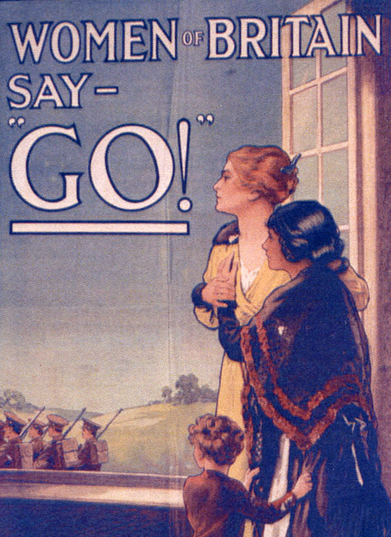The cartoon is based on this First World War recruitment poster.