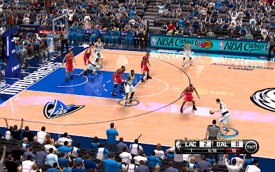 NBA 2K14 Dallas Mavericks HD Court Mod