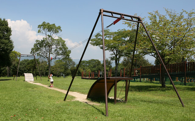 吉野ヶ里歴史公園 遊具 ターザンロープ