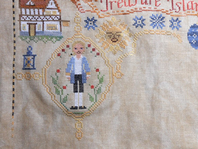 OwlForest Embroidery: Treasure Island SAL part4a