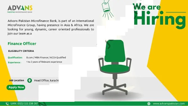 Most Recent ADVANS Pakistan microfinance bank Jobs 2023 -Techymix 