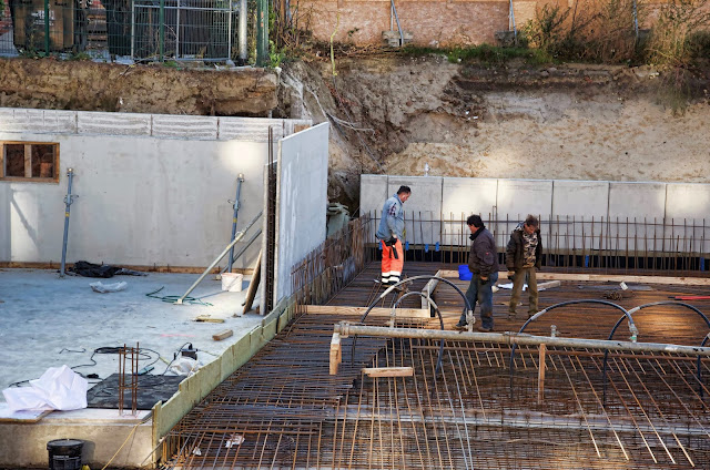 Baustelle City Carré, Wohnungen mit Weitblick, Gartenstraße, Am Nordbahnhof, 10115 Berlin, 31.10.2013