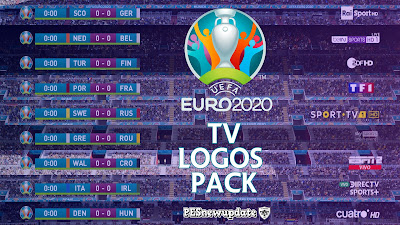 PES 2021 Scoreboard UEFA EURO 2020 TV Logos Pack by Spursfan18