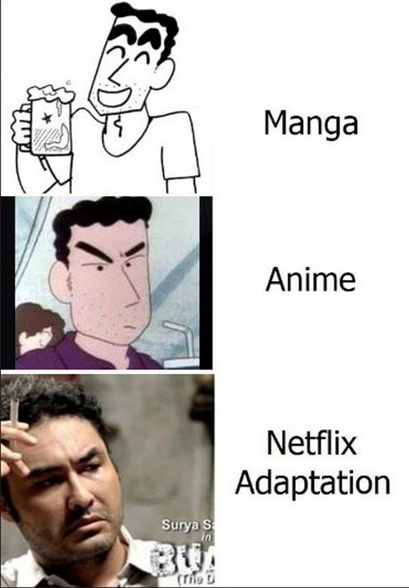 15 Meme Lucu Netflix Adaptation Yang Bikin Ngakak Mogimogy