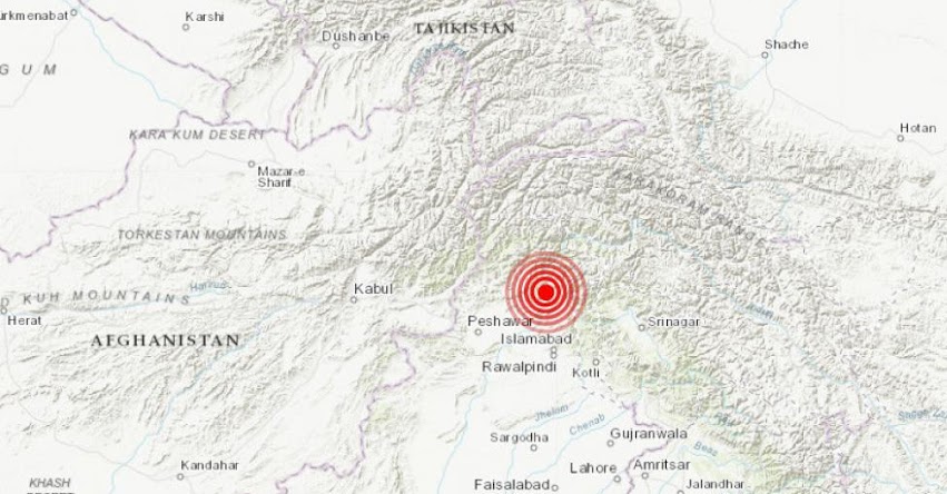 Terremoto en Pakistán de Magnitud 5.2 (Hoy Miércoles 12 Junio 2019) Sismo - Temblor - EPICENTRO - Battagram - USGS