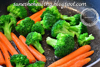 You can cook carrot with broccoli
