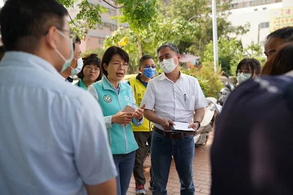 ▲對於通學步道做通盤的區域規劃落實人車分流，以更貼近學生、家長以及附近居民方便使用，提升行的安全。（記者林明佑翻攝）