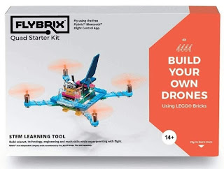 Flying Drone Kit - Flybrix Basic Make Your Own Drone Set, Using LEGO Bricks
