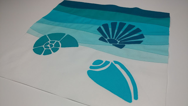 Seashell quilt block