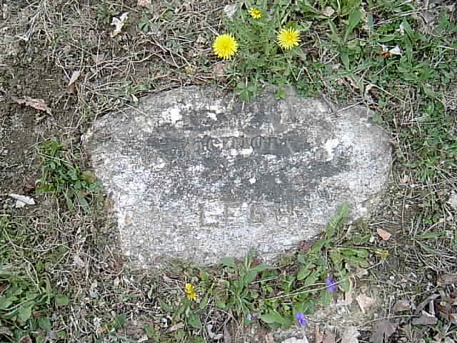 son of James Christianna Sidler Crossley Born Sep 10 1804 Died Aug