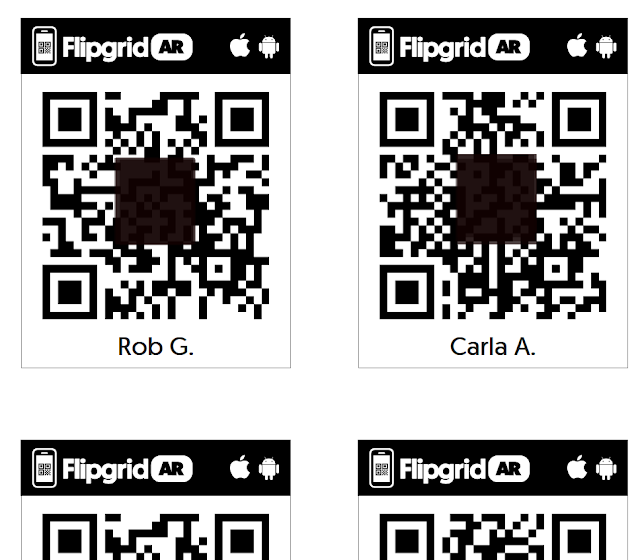 Flipgrid QR Codes