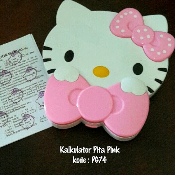 Kalkulator Hello Kitty Grosir Ecer Murah Pita Pink