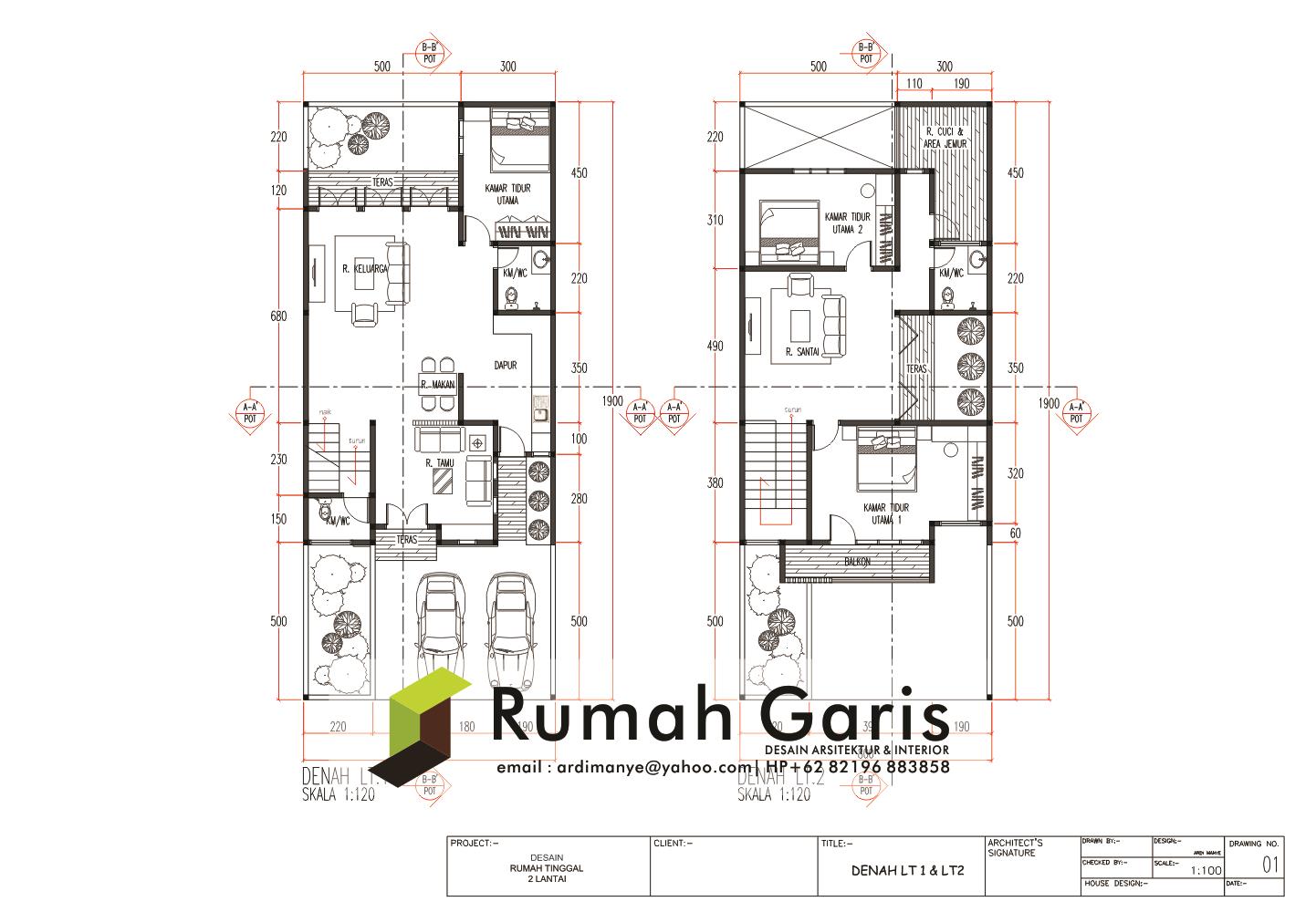  Rumah  Garis