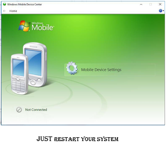 my windows mobile device centre not working_techprit