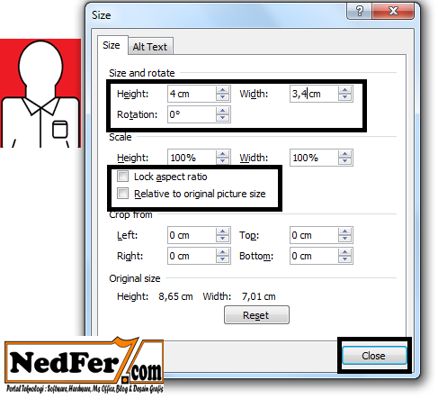 Cara Membuat Ukuran Foto 3x4 Di Microsoft Word 2007 The 