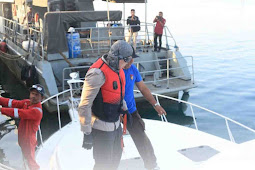 Royke Lumowa dan Tim Patroli Polda Maluku Tinggalkan Saumlaki dengan Jetsky