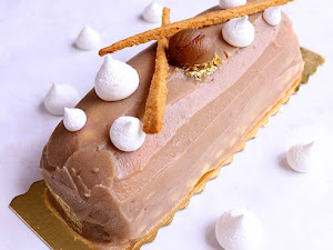 Bûche aux marrons de Christophe Felder