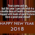 Happy New Year 2018 Wishes English Short 160 Words