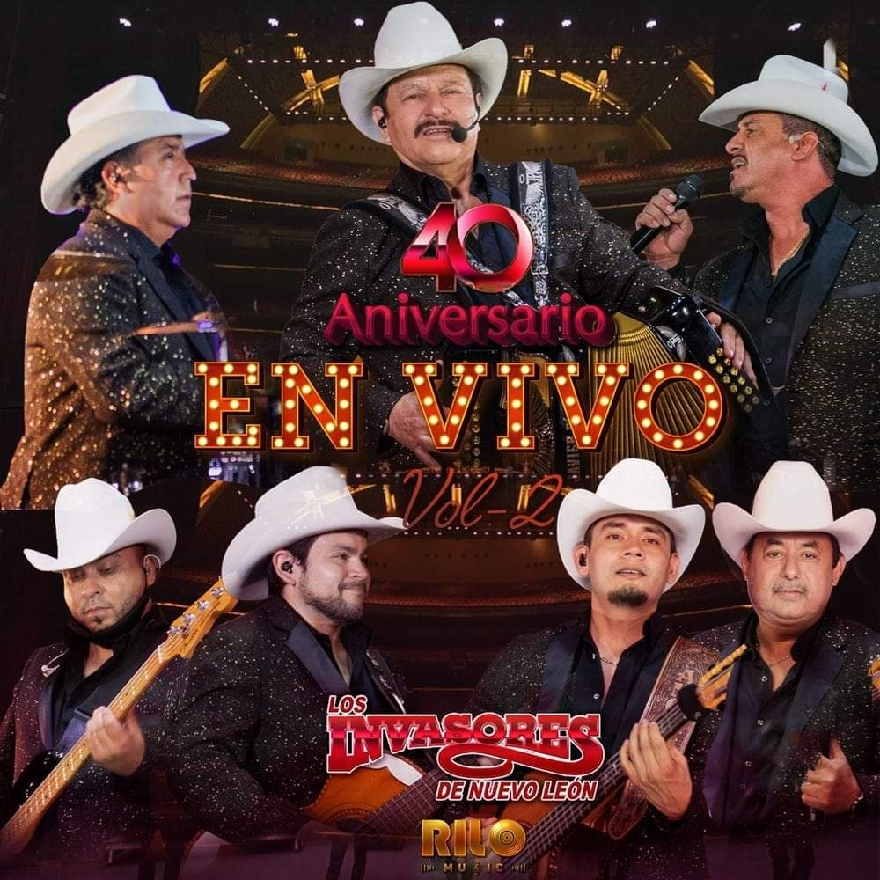 Los Invasores De Nuevo Leon - 40 Aniversario Vol.2 (Album) 2021