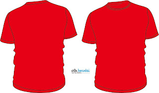 Gambar Kaos Polos Depan Belakang