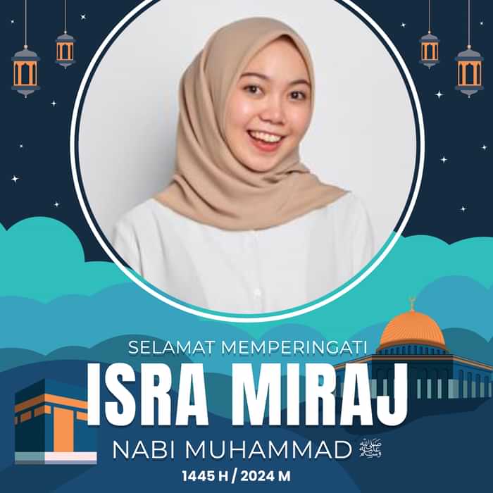 twibbonize isra miraj nabi muhammad saw 1445 hijriah