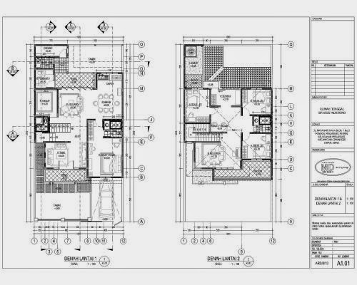 Sketsa Denah  Rumah  Sederhana  Rumah  Sederhana  tapi  Elegan  