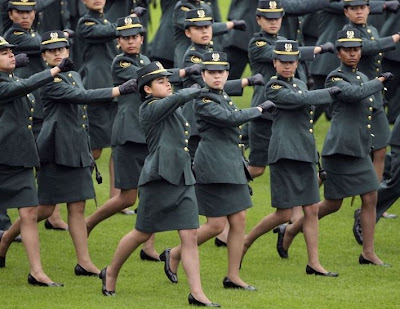 Women Military School in Colombia