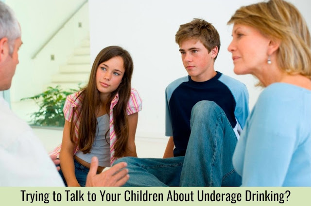 Trying to Talk to Your Children About Underage Drinking