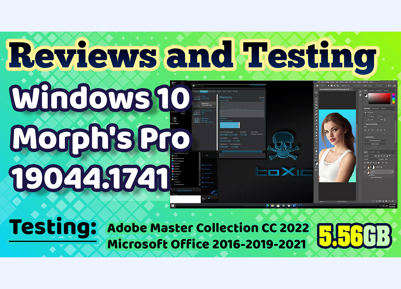 Review Windows 10 Morph’s Pro 21H2 19044.1741 x64 Pre-Activated