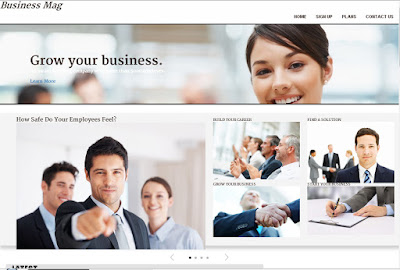 Business Mag - Blogger Template