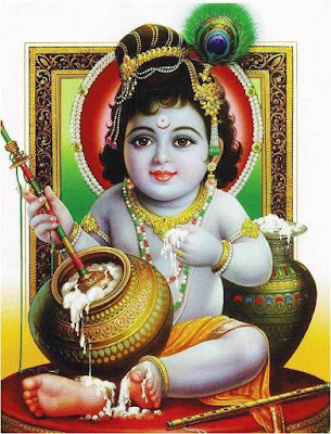 lord krishna images in childhood