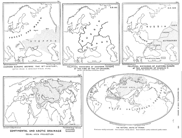 The Geographical Pivot of History" was an article submitted by Halford John Mackinder in 1904 to the Royal Geographical Society that advanced his Heartland Theory