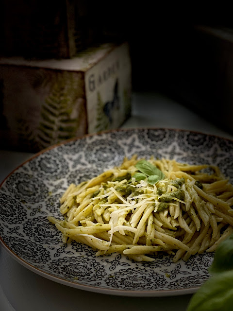 Pasta Trofie al pesto genovés