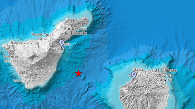  Un Terremoto se siente en Gran Canaria y Tenerife,20 abril 2023